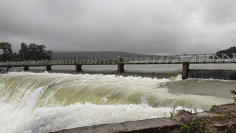 Four gates opened of kolhapur Radhanagari dam