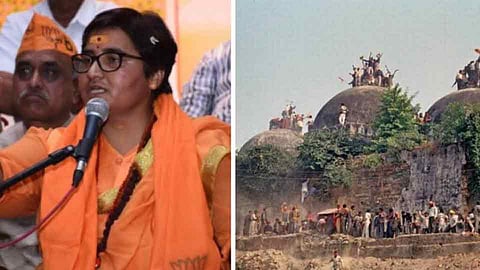 I demolished babri masjid controversial statement by sadhvi pragya singh