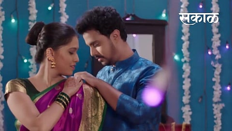 maza hoshil na marathi serial zee Marathi channel sai and aditya romantic scene before marriage