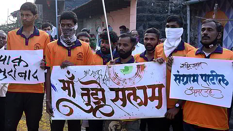 funeral of martyr Jawan Sangrampatil