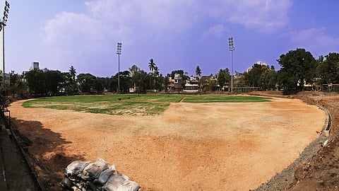 When are the international matches at Shastrinnagar ground?