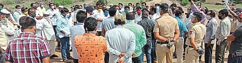 Highway work done despite petition in court; The agitation of the farmers at Shegao