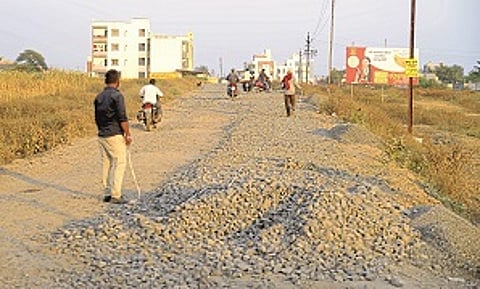 Delay in Tapovan road work