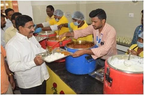 Police think a million food packets a day