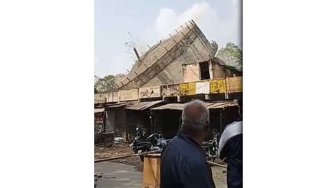 the water tank demolished by PMC in khadki