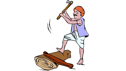 Break the tree, then pay the fine