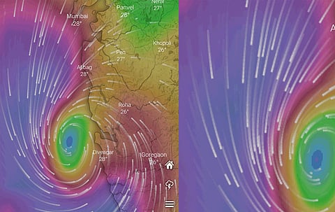 nisarga cyclone live update nisarga cyclone move from sindhudurg to mumbai