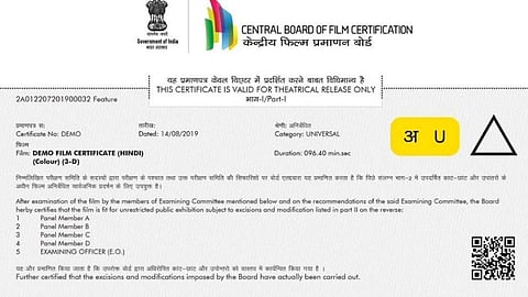 censor board new rules to makers names of characters should be given same language film is made