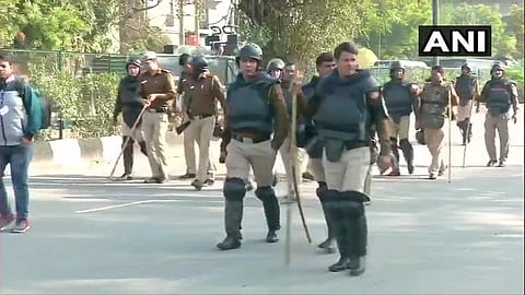 New delhi shaheen bagh article 144 huge security forces deployed