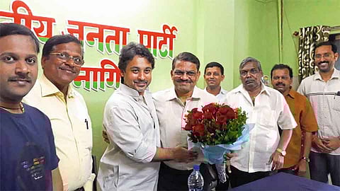 Nilesh Rane VIsit Ratnagiri BJP Office News