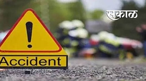 Two killed in two-wheeler accident satara police vehicle fall in stream satara