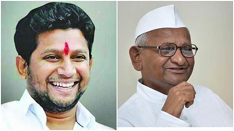 Anna hajare sujay vikhe patil belhe to shirur road news