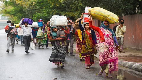 Corona has led to an increase in the migration of tribals nashik marathi news
