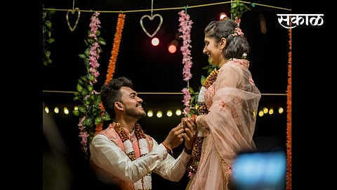 kajal gugale akash agarwal engagement three places