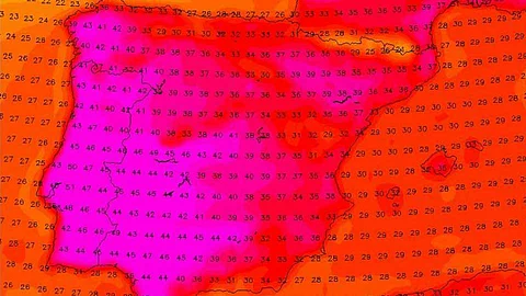 Temperatures in Spain and Portugal could exceed 48 degrees breaking all time Europe record