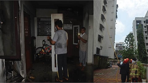आग लागलेल्या इमारतीत ९ महिन्याच्या बालकासह तास भर अडकला परिवार! शर्थीच्या प्रयत्नांनंतर...
