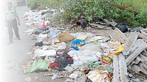 हिंजवडी - जयरामनगर परिसरातील कचरा.