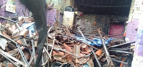 House collapsed