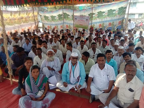 परभणीत ग्रामपंचायत कर्मचाऱ्यांचे आंदोलन