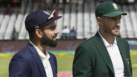 India won the toss and elected to bat first against South Africa