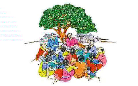 Caste Panchayat with Sanjay Rathores back