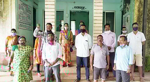 Mangeli Sarpanch finally stepped down