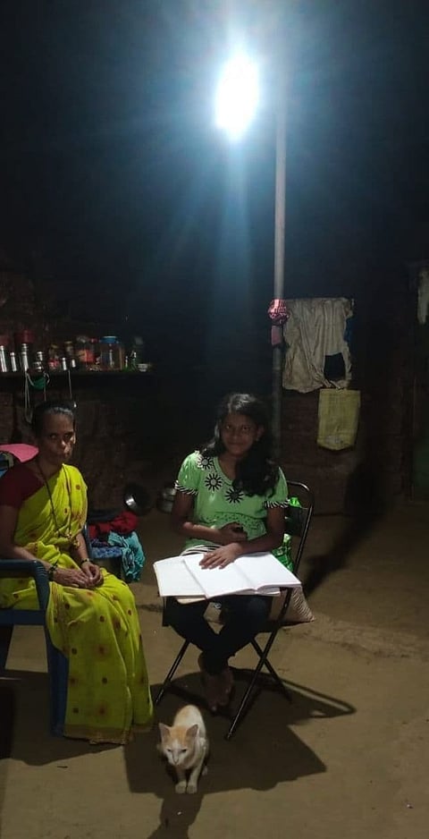 The light came on house after 11 years valaval sindhudurg