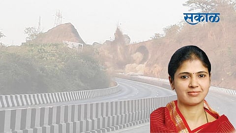 MLA Monica Rajale said that crores of rupees have been sanctioned for the work of two bridges.jpg