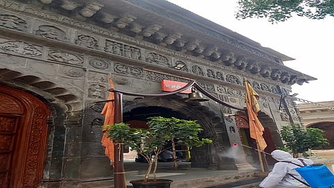 Mauli Palkhi Departure Ceremony preparation started in Alandi.jpg
