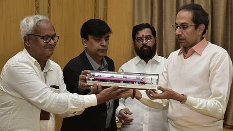 CM Uddhav Thackeray unveils Pune Metro coach