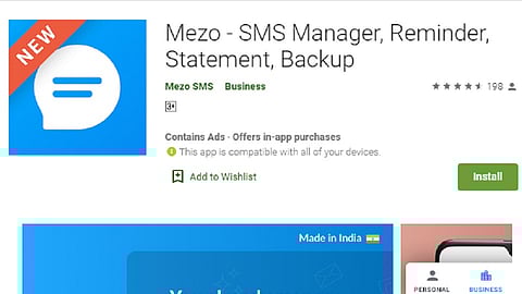 Mojo App created secured messageby a sagar bedmutha from Pune