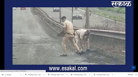 Video : सुप्रिया सुळेंना दिसलं, पाेलिसांनाही दिसलं; पण यांना का नाही?