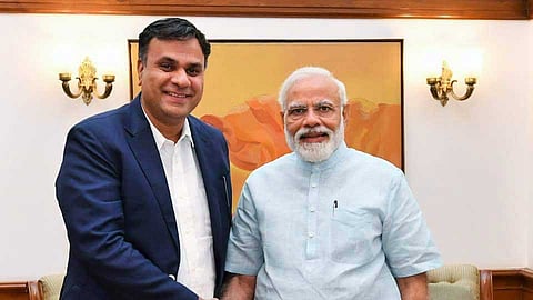 Narendra Modi and Abhijit Pawar