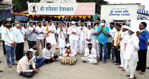 BJP agitation to open temples in Nevasa taluka