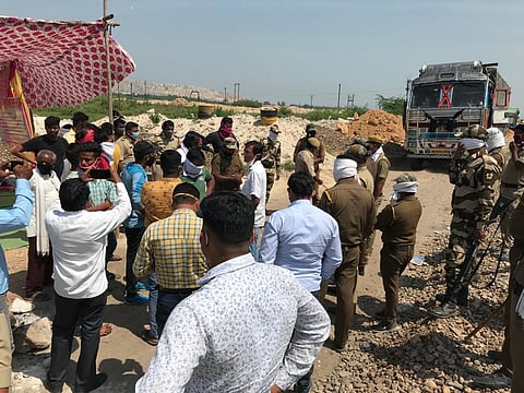 twenty project victims were arrested in Nagpur