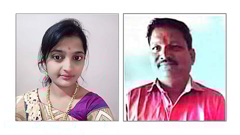 शुभांगी व वडिल विनाेद पाटील