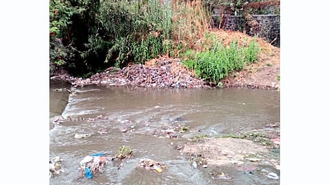 चिंचवड - एसकेएफ कंपनीसमोरील नाल्याचे संग्रहित छायाचित्र.