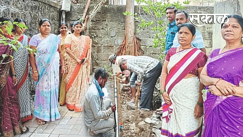 भोसरीतील साई सिद्धनगरमधील रहिवाशांचा पाणी प्रश्न अखेर सुटला