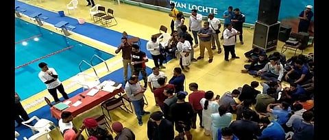 Article on cheating in swimming competition by Lovely University in Jalandhar