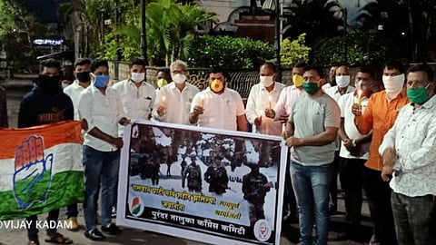 Tribute to the soldiers who Martyr in Galwan in Saswad