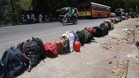 migrants at Thane