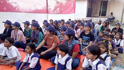 Students are busy in different camps in the name of competition