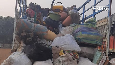 Tribals are migrating for employment in surgana taluka