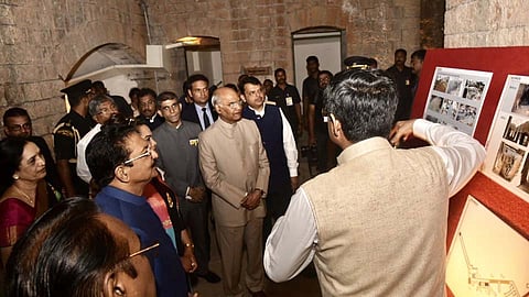 Underground museum in Raj Bhavan