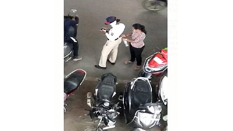 Video of female police taking bribe goes viral