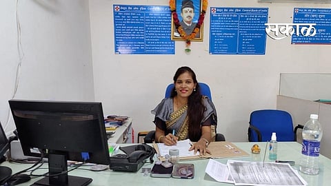 Vidya Ughade from Ahmednagar has overcome adversity and achieved success in the post of Agriculture Finance Officer