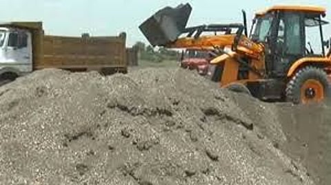 Auction movements for sand in Rahuri