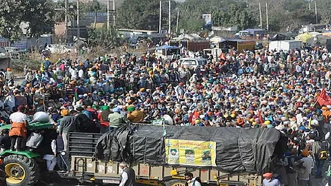 political and farmers association support to farmers agitation