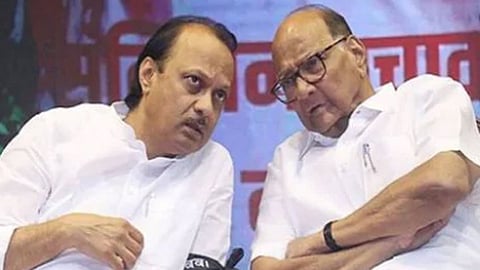 ajit pawar, Sharad pawar