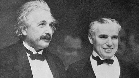 albert einstine and charlie chaplin